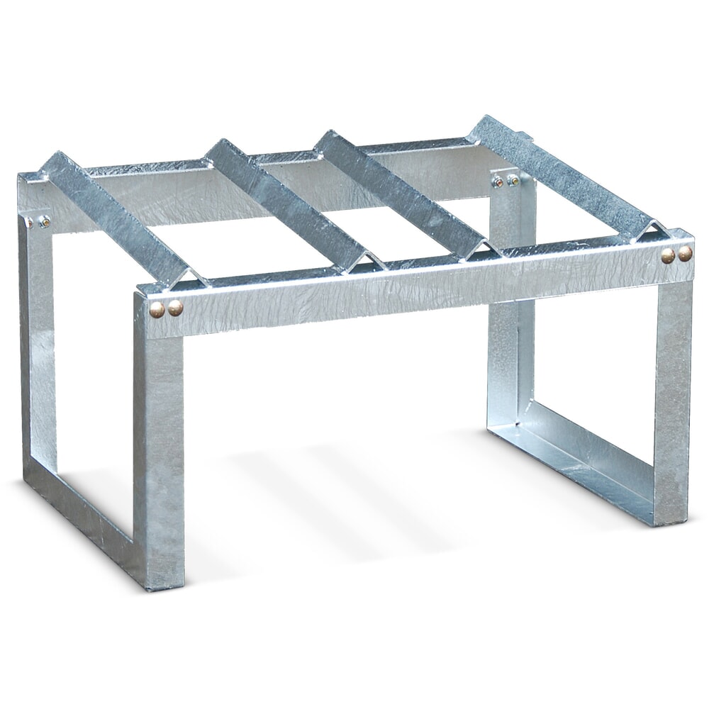 Illustration du produit: Bauer® Chevalet porte-fût avec support d’angle, 2x 60 litres