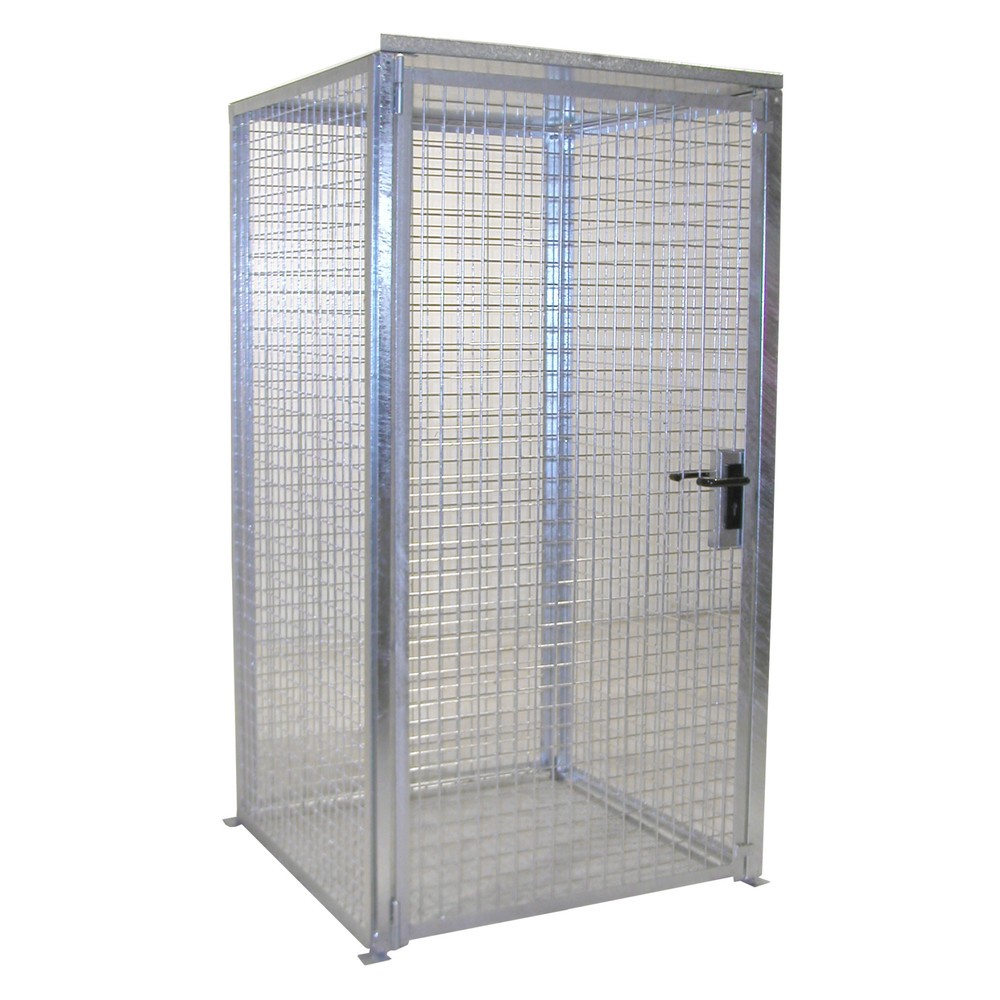 Illustration du produit: Bauer® Conteneur pour bouteilles de gaz avec toit, 1 porte, 16 bouteilles