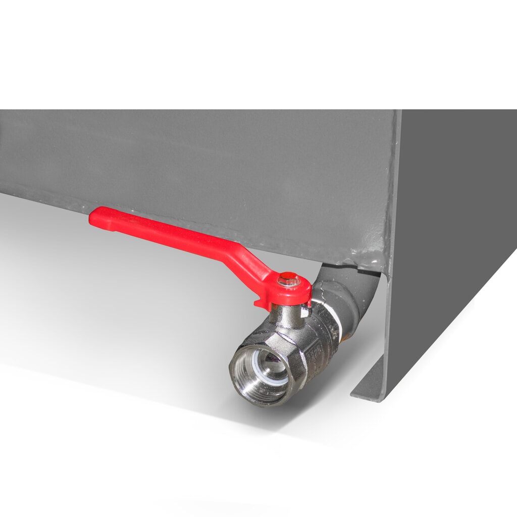 N° de l'image du produit 8 : Bauer® Mini benne à copeaux, très faible hauteur de construction, peinte, volume 0,27 m³, RAL 6011 vert réséda