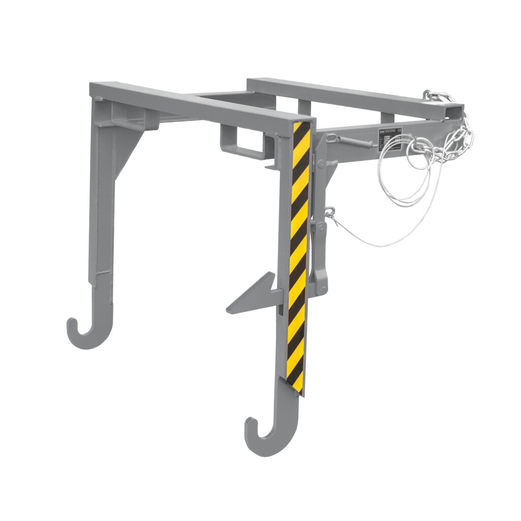 Illustration du produit: Bauer® Traverse pour benne basculante empilable, volume 0,9 m³, RAL 7005 gris souris