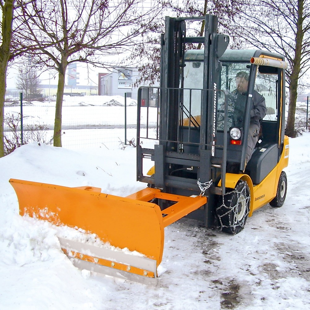 Illustration du produit: Bauer® Lame de chasse-neige avec racle en acier, largeur 1 800 mm