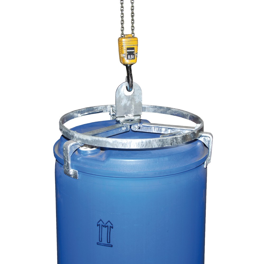 N° de l'image du produit 2 : Bauer® Traverse pour fûts, capacité de charge 300 kg, Ø 610 mm, hauteur 255 mm, galvanisé à chaud