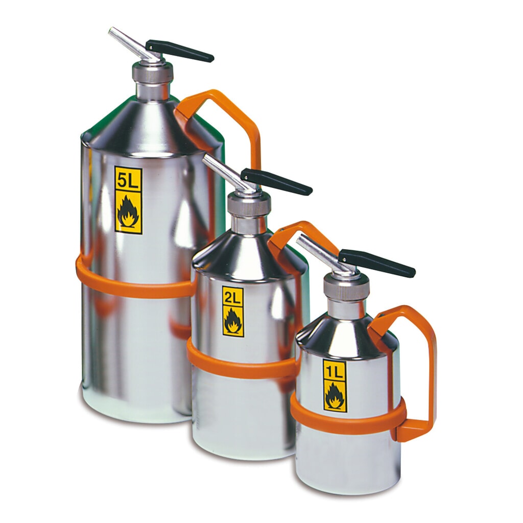 Illustration du produit: Pot de sécurité en acier inoxydable, avec dispositif de dosage fin, 5 litres