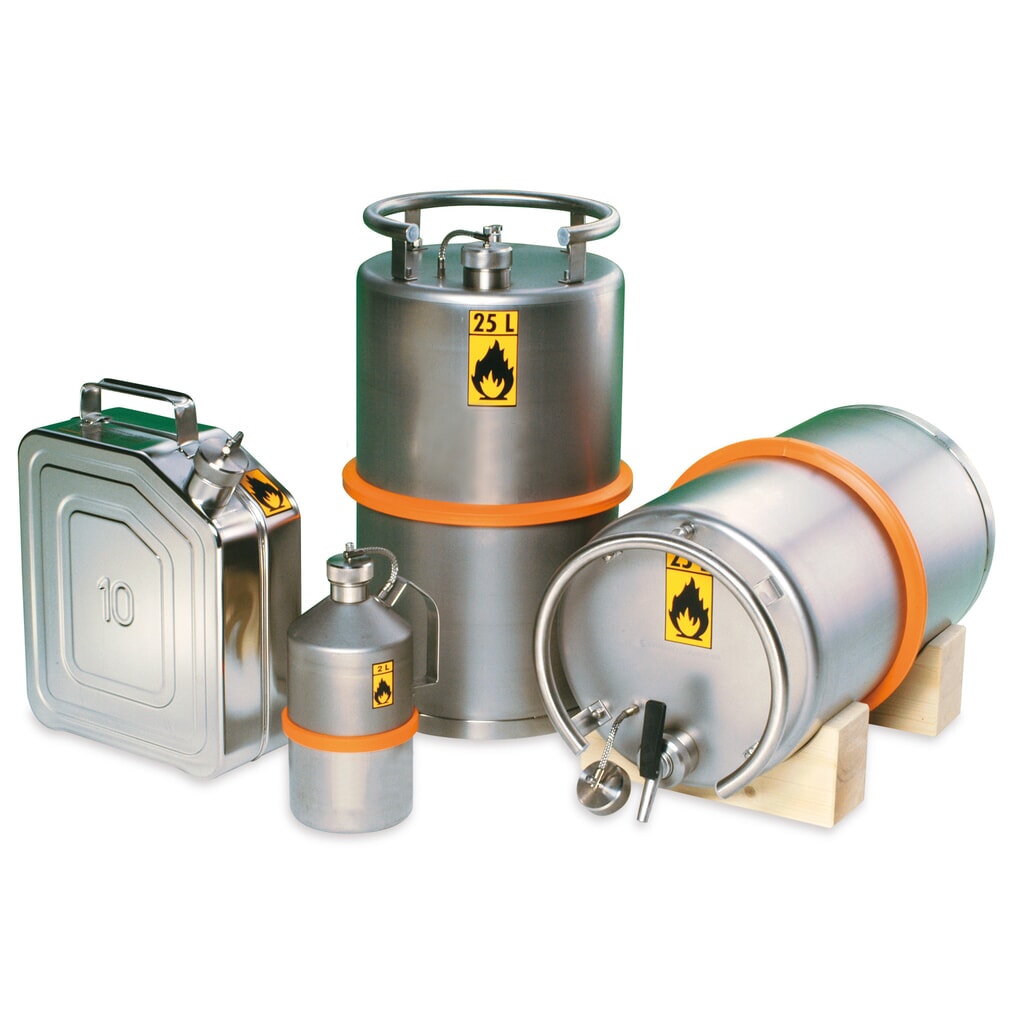 Caisse de transport en acier inoxydable, 5 litres Illustration du produit: Caisse de transport en acier inoxydable, 5 litres