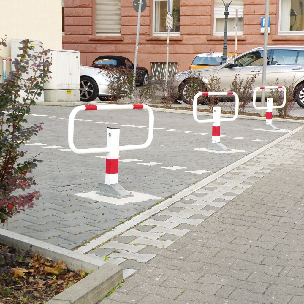 Bloc de parking rabattable Plus, sans réflecteurs, à bétonner N° de l'image du produit 3 : Bloc de parking rabattable Plus, sans réflecteurs, à bétonner