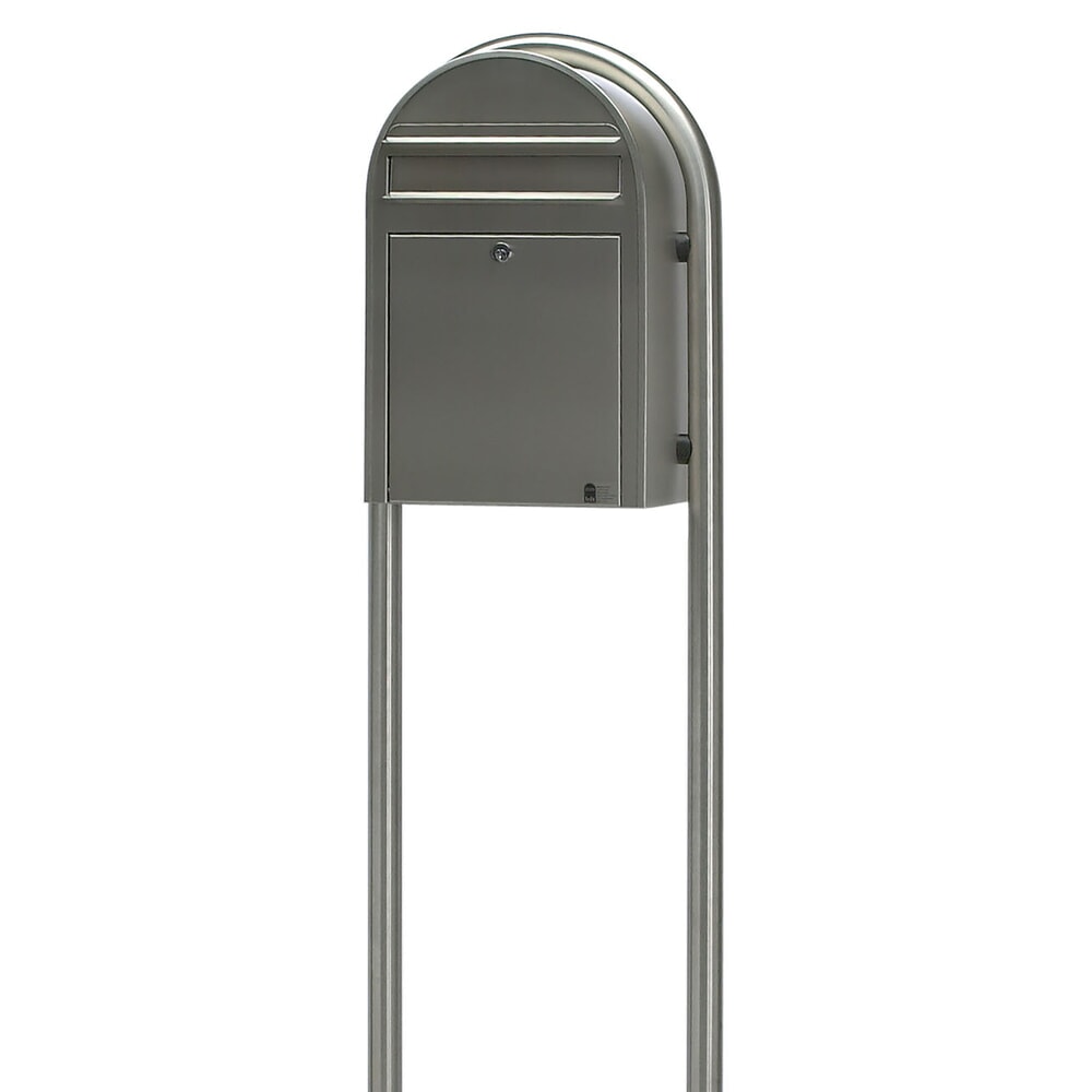 N° de l'image du produit 2 : Boîte aux lettres avec ouverture d’insertion Bobi, H x l x L 500 x 320 x 210 mm, acier inoxydable