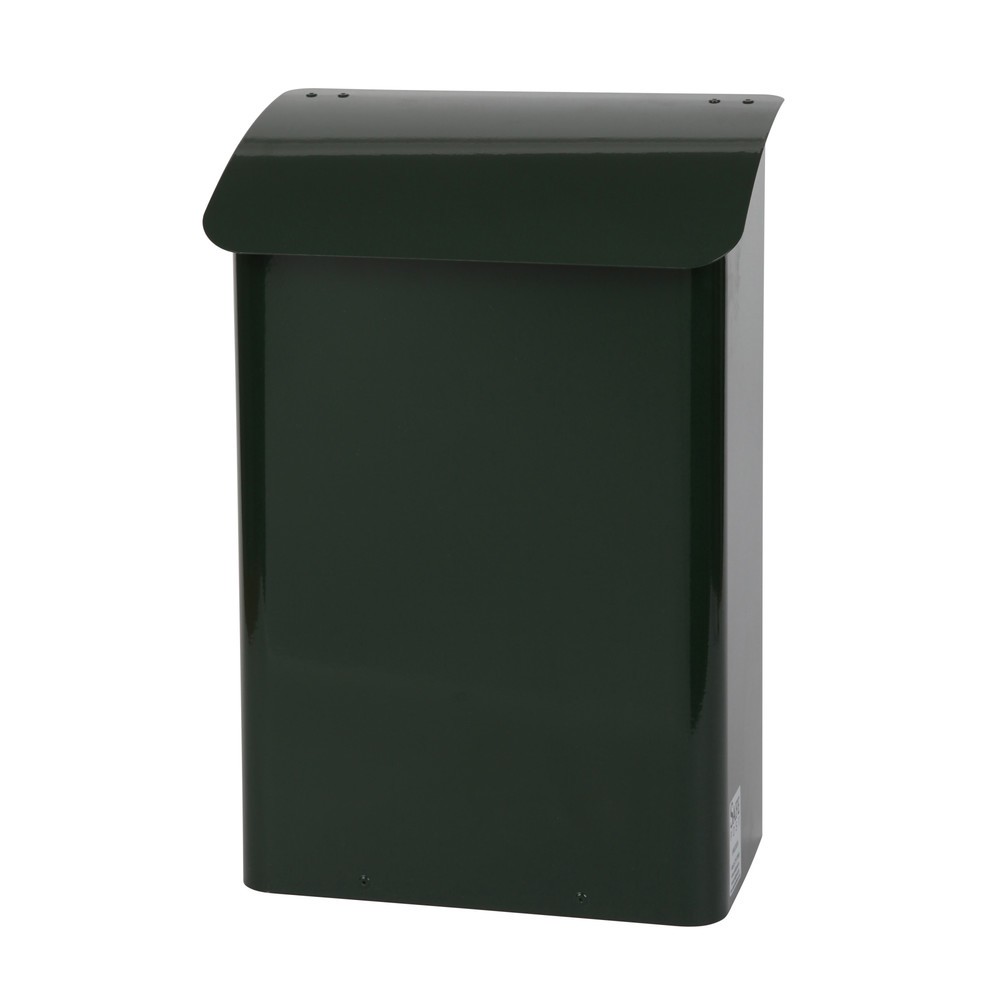 Illustration du produit: Boîte aux lettres murale, L x l x h 180 x 290 x 425 mm, avec ouverture d’insertion verrouillable, vert
