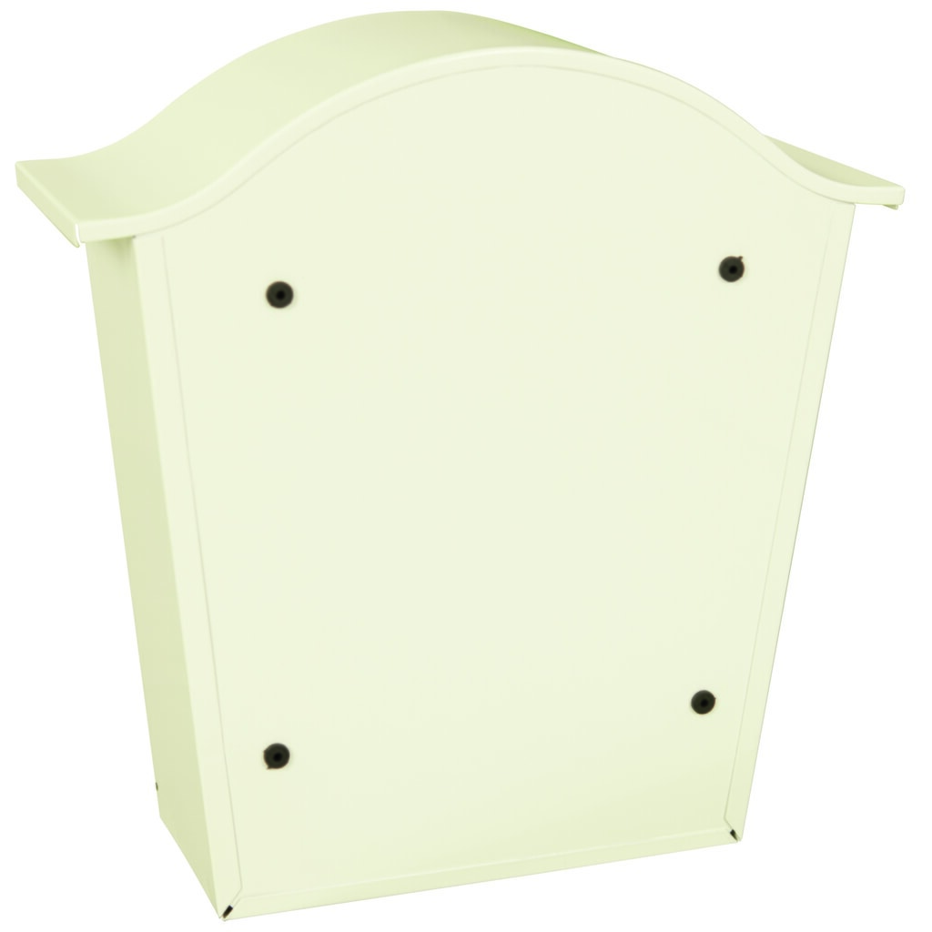 Boîte aux lettres murale Tatifan, en acier galvanisé, avec serrure à cylindre, blanc N° de l'image du produit 3 : Boîte aux lettres murale Tatifan, en acier galvanisé, avec serrure à cylindre, blanc