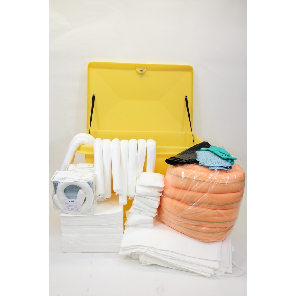 Boîte d'urgence, huile, capacité d'absorption 650 l N° de l'image du produit 2 : Boîte d'urgence, huile, capacité d'absorption 650 l