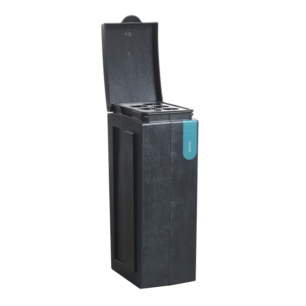 N° de l'image du produit 3 : Poubelle à gobelets Original BON TON, en polypropylène 100 % recyclé, 70 litres, gris