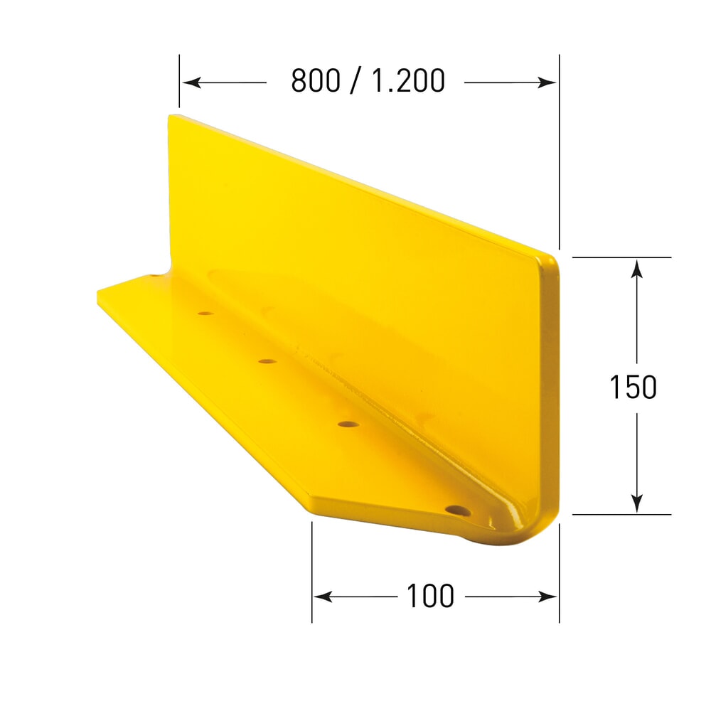N° de l'image du produit 7 : Bordure de protection, Hxl 150 x 800 mm, épaisseur 10 mm