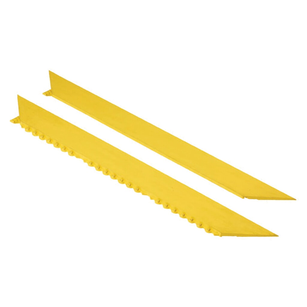 Bordure pour tapis anti-fatigue NoTrax Cushion Ease™ / Safety Stance™, femelle, jaune N° de l'image du produit 2 : Bordure pour tapis anti-fatigue NoTrax Cushion Ease™ / Safety Stance™, femelle, jaune
