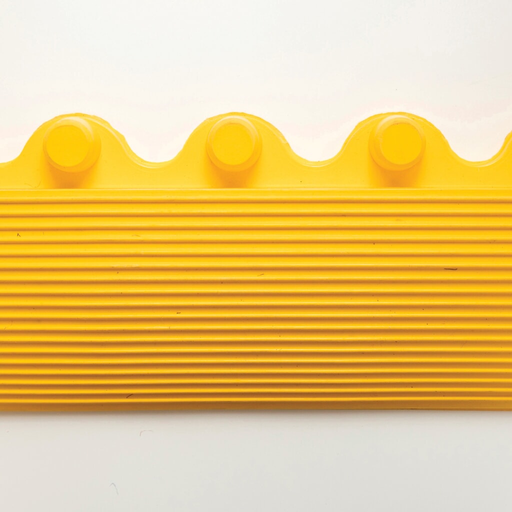 Bordure pour tapis de sol NoTrax Slabmat Carré™, mâle, jaune N° de l'image du produit 2 : Bordure pour tapis de sol NoTrax Slabmat Carré™, mâle, jaune