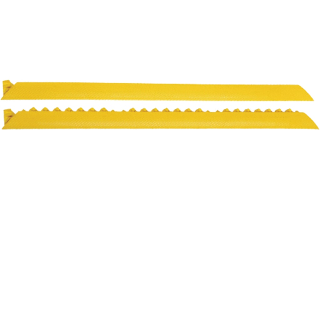 N° de l'image du produit 4 : Bordure pour tapis de sol NoTrax Slabmat Carré™, mâle, jaune