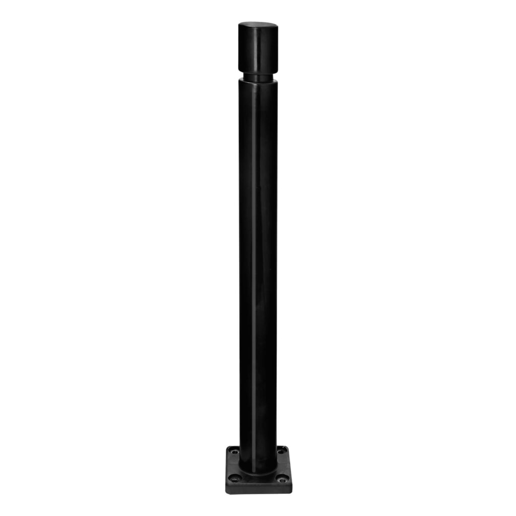 Borne CITY FLEX MORAVIA, à cheviller, en TPU, H x Ø 1 000 x 80 mm, noir N° de l'image du produit 1 : Borne CITY FLEX MORAVIA, à cheviller, en TPU, H x Ø 1 000 x 80 mm, noir