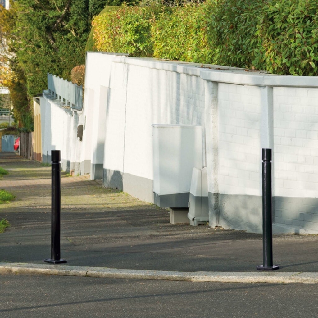 N° de l'image du produit 3 : Borne CITY FLEX MORAVIA, à cheviller, en TPU, H x Ø 1 000 x 80 mm, noir