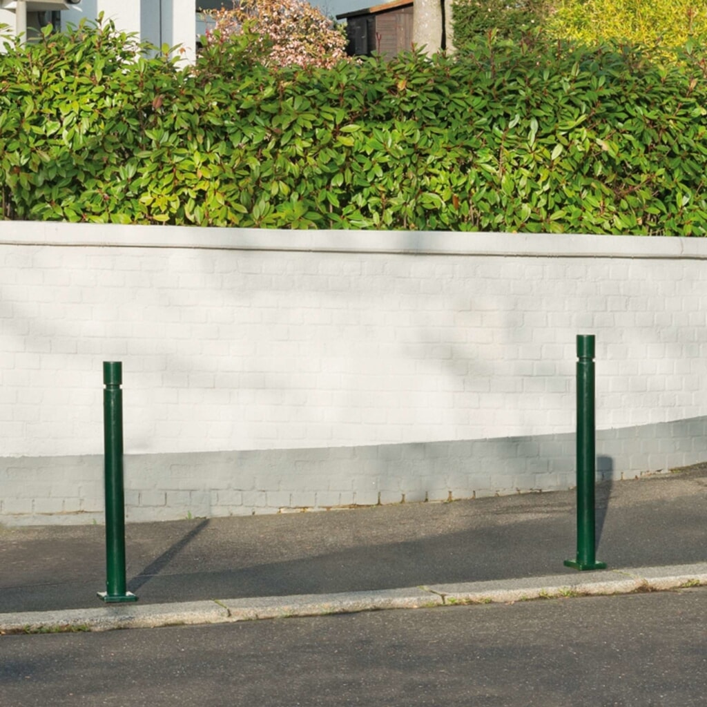Borne CITY FLEX MORAVIA, à cheviller, en TPU, H x Ø 1 000 x 80 mm, vert N° de l'image du produit 3 : Borne CITY FLEX MORAVIA, à cheviller, en TPU, H x Ø 1 000 x 80 mm, vert