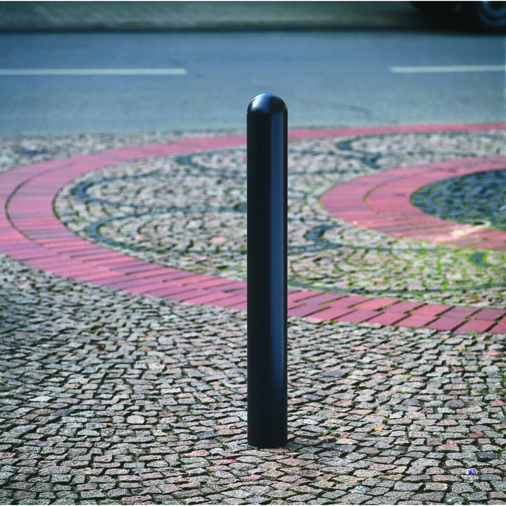 Borne MORAVIA CITY WIEN, tube rond Ø 108 mm, à bétonner, douille de sol incluse, amovible, sans œillet pour chaîne Illustration du produit: Borne MORAVIA CITY WIEN, tube rond Ø 108 mm, à bétonner, douille de sol incluse, amovible, sans œillet pour chaîne