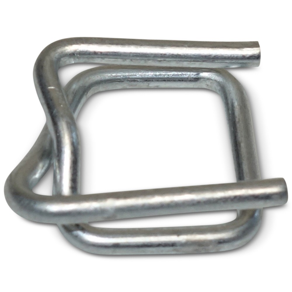 Illustration du produit: Boucles en métal pour feuillard en PET, largeur de feuillard 13 mm, 1.000 pces/unité de vente