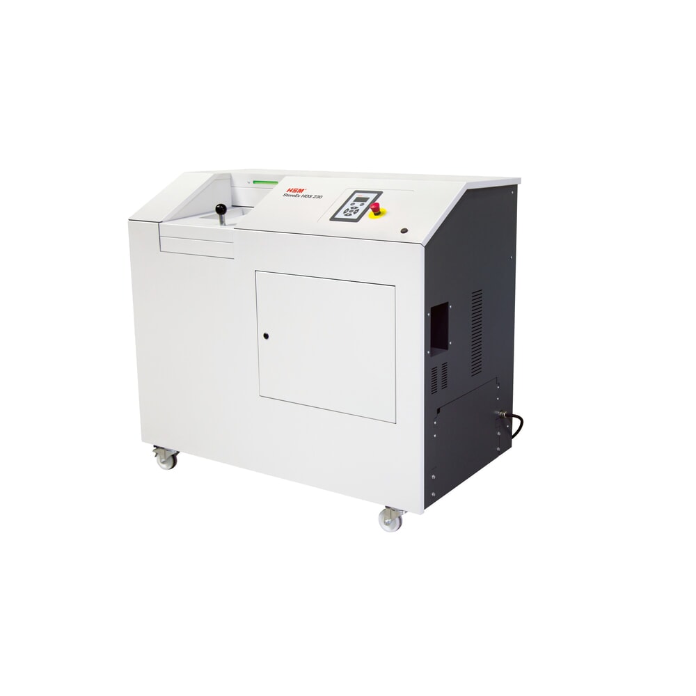 N° de l'image du produit 2 : Destructeur de supports de données numériques HSM® StoreEx HDS 230, un seul niveau, coupe en particules 20 x 40-50 mm