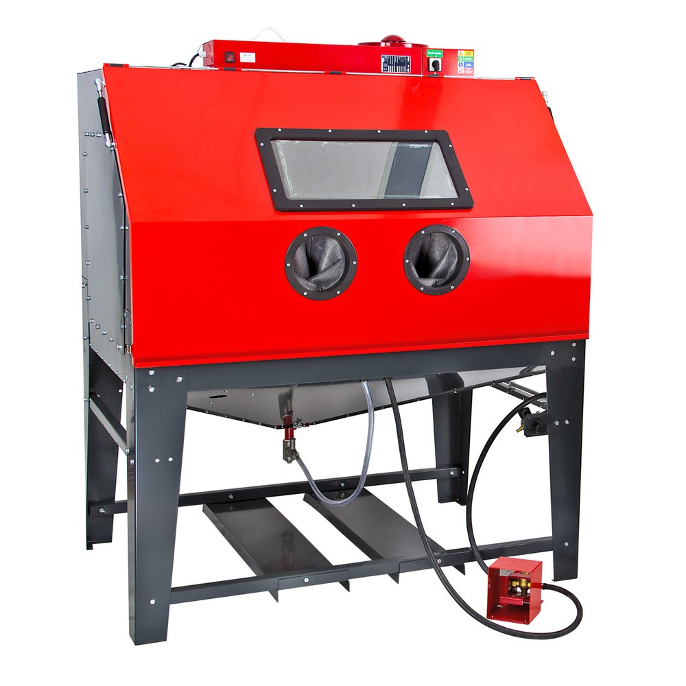 N° de l'image du produit 1 : Cabine de sablage SK1200, HxlxP 1 888 x 1 560 x 1 380 mm