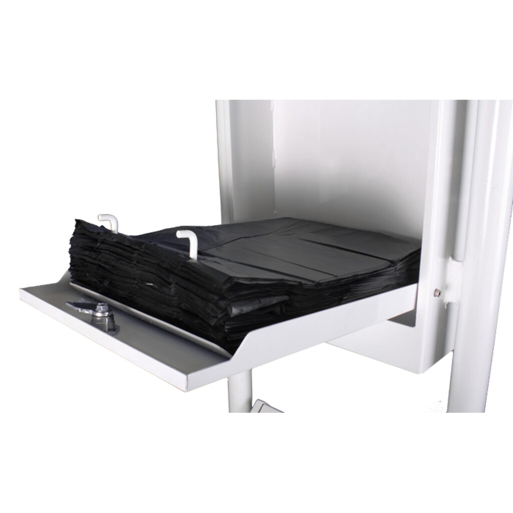 Cabinet pour chiens RENNER modèle 7077-30 avec distributeur de sachets intégré, réservoir et support à châssis tubulaire, anthracite/fer micacé N° de l'image du produit 2 : Cabinet pour chiens RENNER modèle 7077-30 avec distributeur de sachets intégré, réservoir et support à châssis tubulaire, anthracite/fer micacé