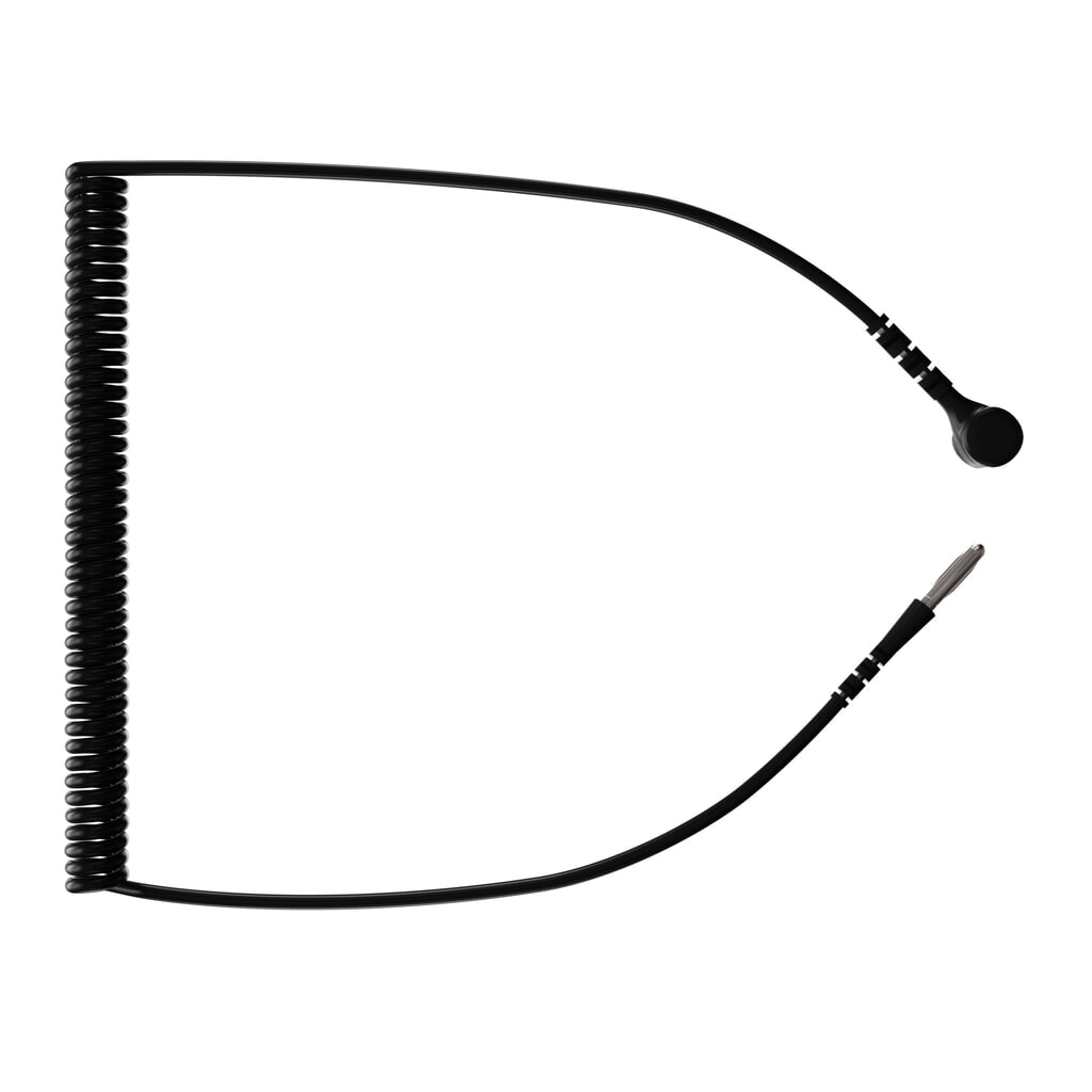 N° de l'image du produit 4 : Câble spiralé ESD pour tapis de poste de travail NoTrax Anti-Stat POP™/High Tech POP™