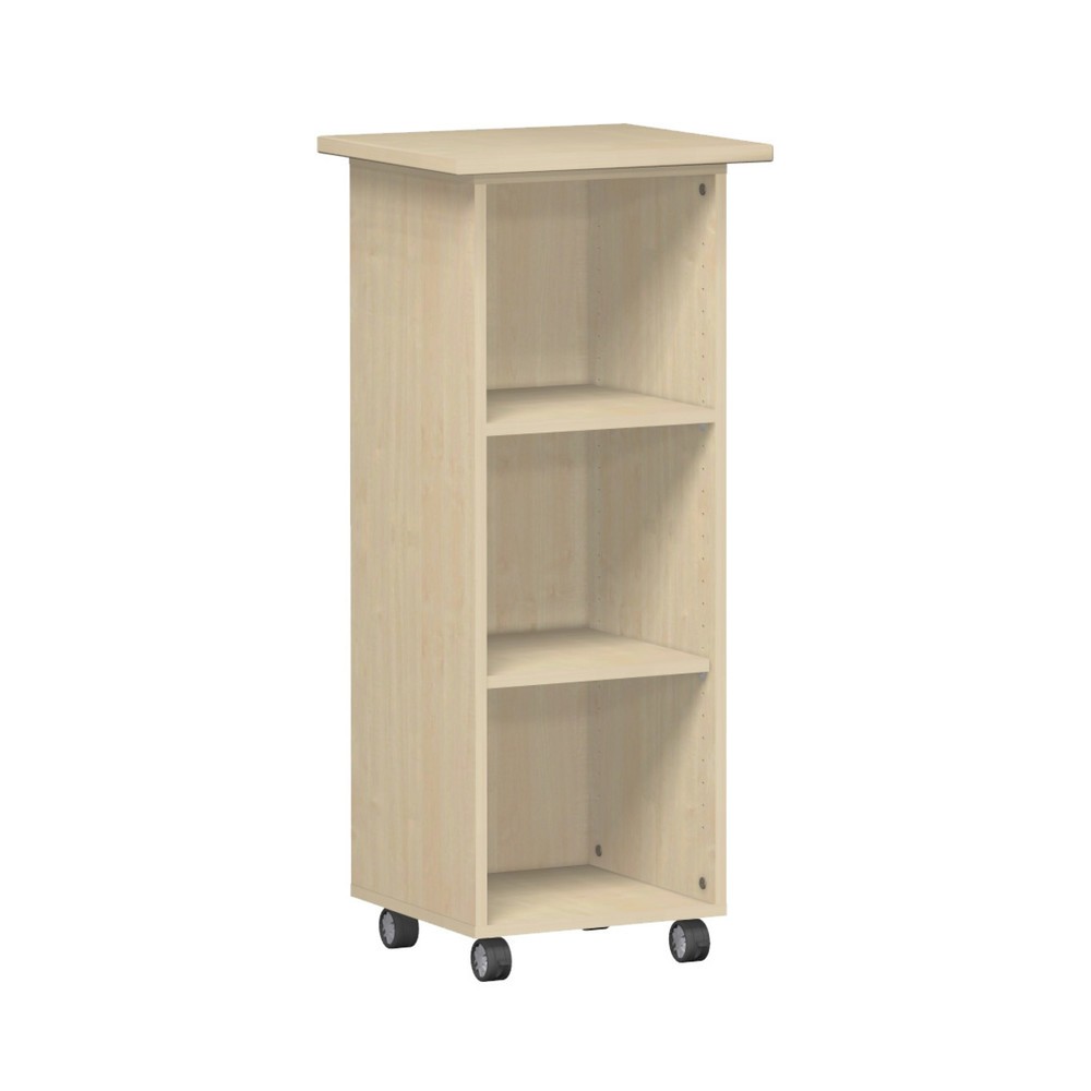 Illustration du produit: Caddy, 3 hauteurs de classeurs, érable