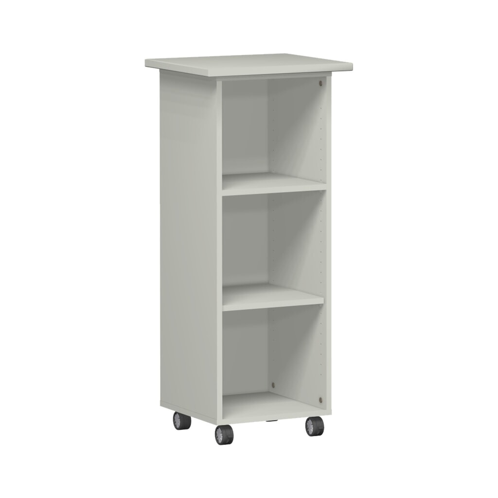 Illustration du produit: Caddy, 3 hauteurs de classeurs, gris clair
