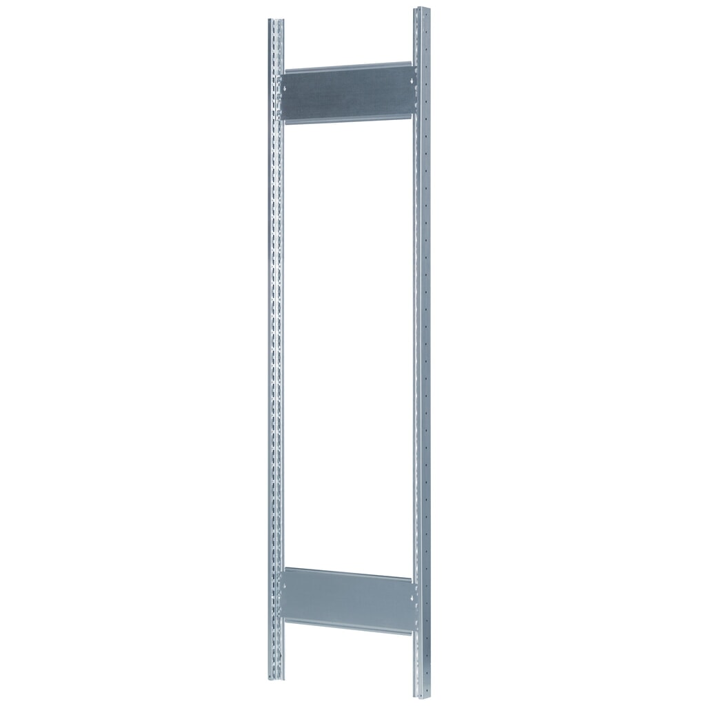 Illustration du produit: Cadre profilé en T MULTIplus pour rayonnage à tablettes SCHULTE, galvanisé, prémonté, 2 traverses de profondeur, HxP 2 000 x 400 mm