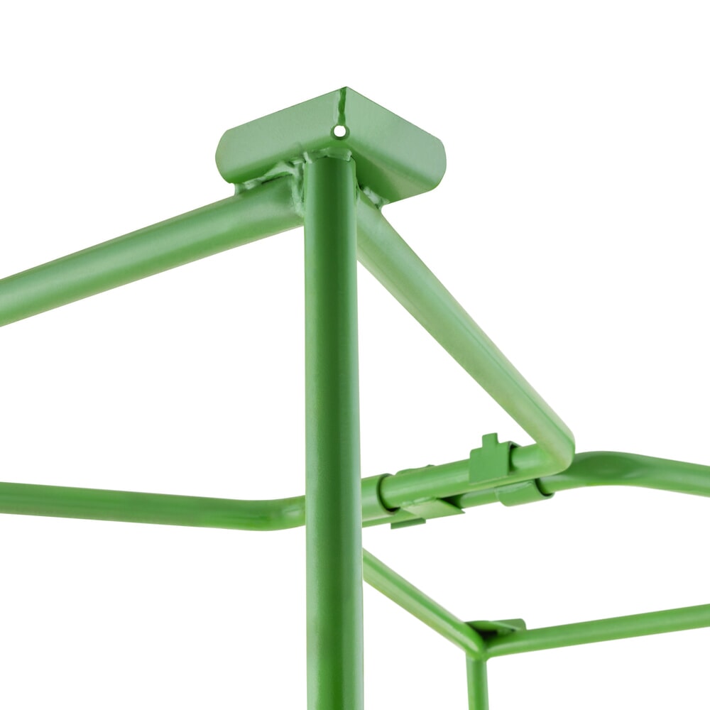 N° de l'image du produit 3 : Cadre rehausseur grillagé ouvert HEMMDAL, H x l x P 1 000 x 1 200 x 800 mm, vert mai