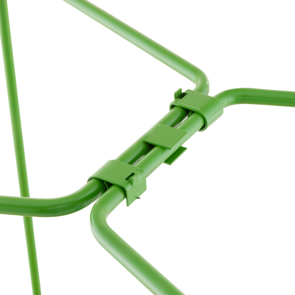 N° de l'image du produit 6 : Cadre rehausseur grillagé ouvert HEMMDAL, H x l x P 1 000 x 1 200 x 800 mm, vert mai