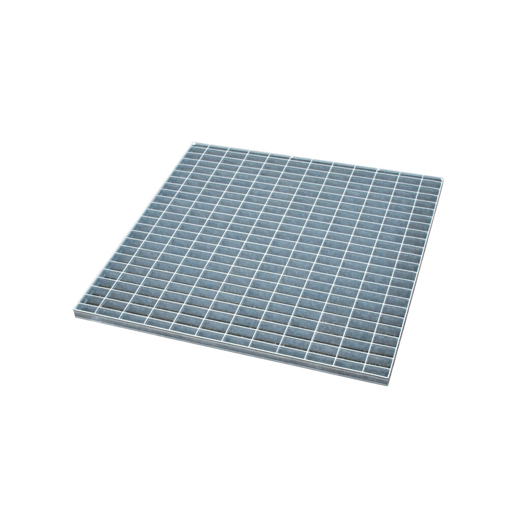 Illustration du produit: Caillebotis pour bac collecteur en acier inoxydable, galvanisé, l x P 800 x 800 mm