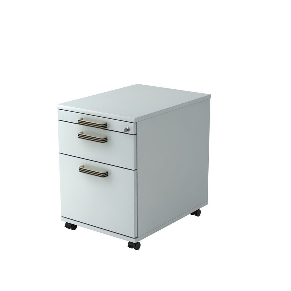 Illustration du produit: Caisson à roulettes Hammerbacher 58 cm, 1 tiroir, 1HR, serr. SG gris