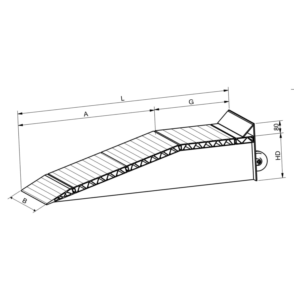 Cales de montée en aluminium, capacité de charge 24 000 kg/paire, H x l x L 145 x 500 x 1 440 mm N° de l'image du produit 3 : Cales de montée en aluminium, capacité de charge 24 000 kg/paire, H x l x L 145 x 500 x 1 440 mm