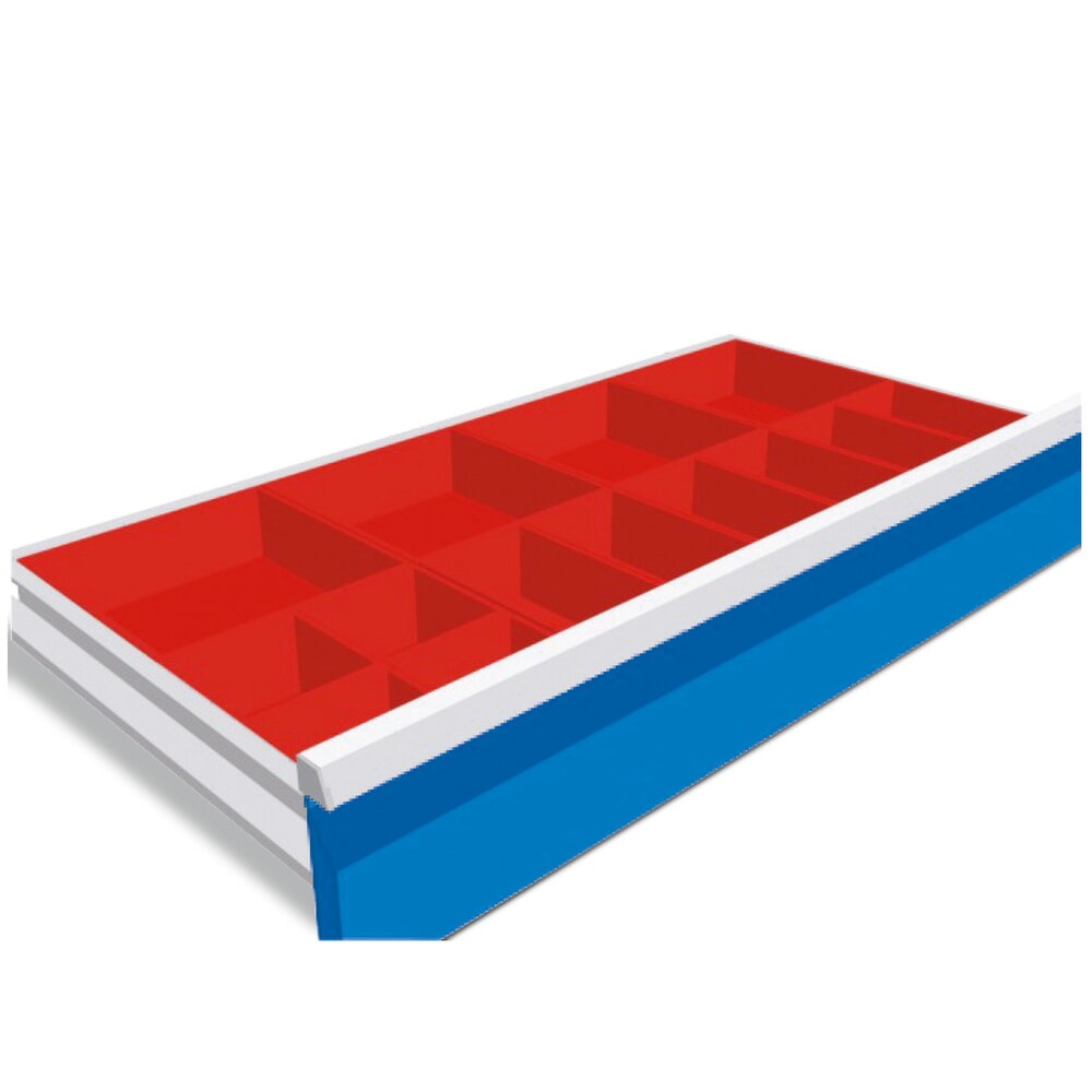 Illustration du produit: Casiers à petites pièces Bedrunka+Hirth pour servante d’atelier Maxmobile, pour une hauteur de façade de 50 mm
