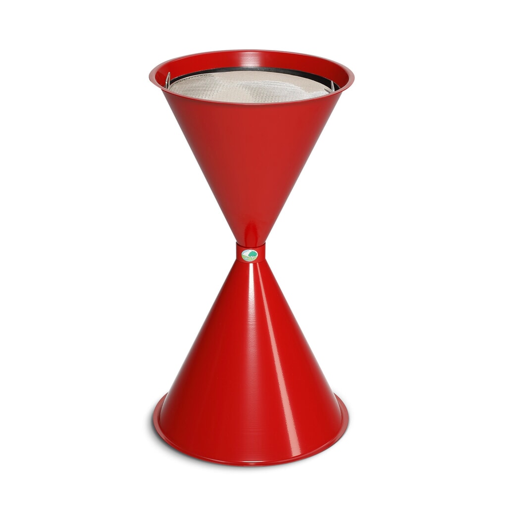 Cendrier VAR® CLASSIC, acier, rouge feu Illustration du produit: Cendrier VAR® CLASSIC, acier, rouge feu
