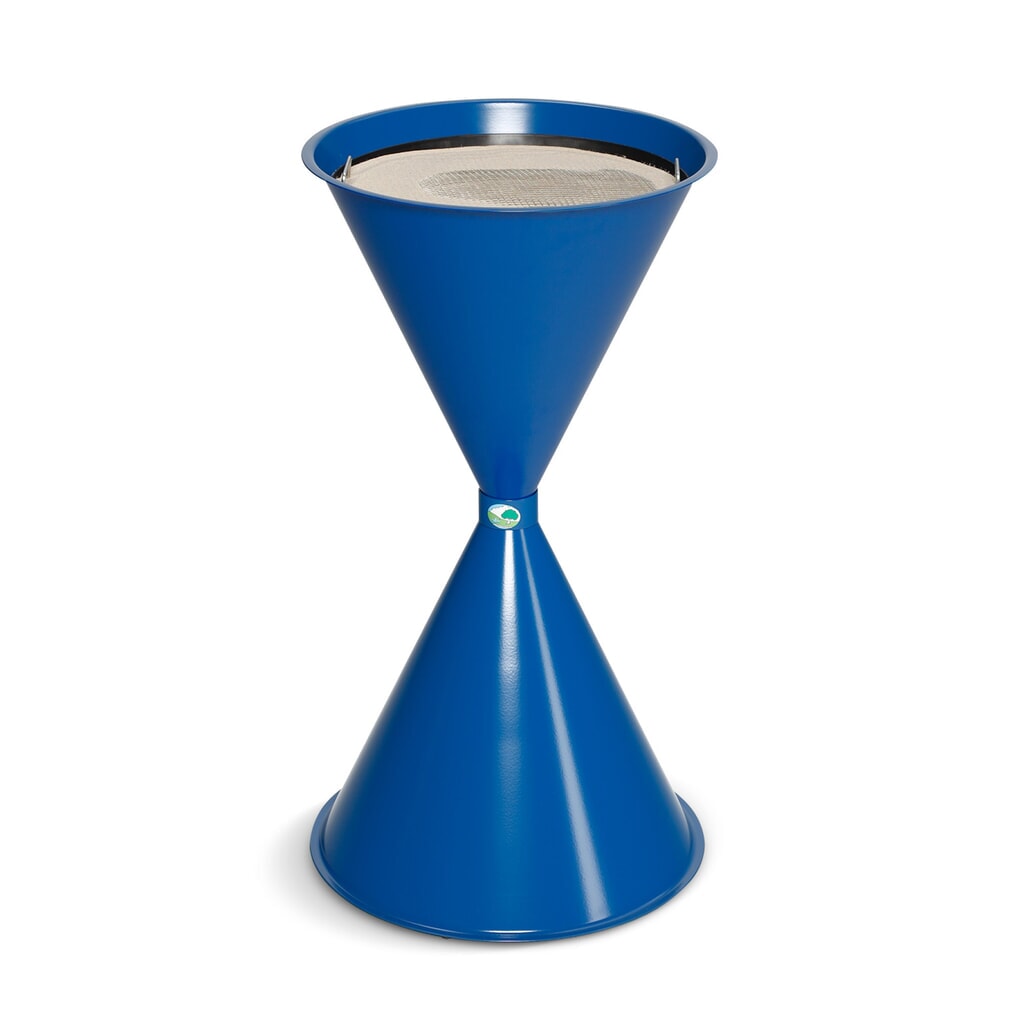 Cendrier VAR® CLASSIC, acier, bleu gentiane Illustration du produit: Cendrier VAR® CLASSIC, acier, bleu gentiane