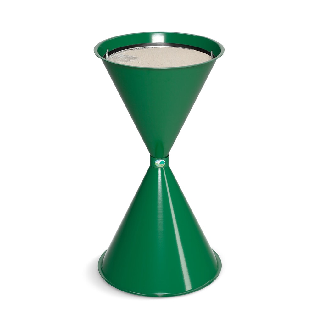 Illustration du produit: Cendrier VAR® CLASSIC, acier, vert émeraude