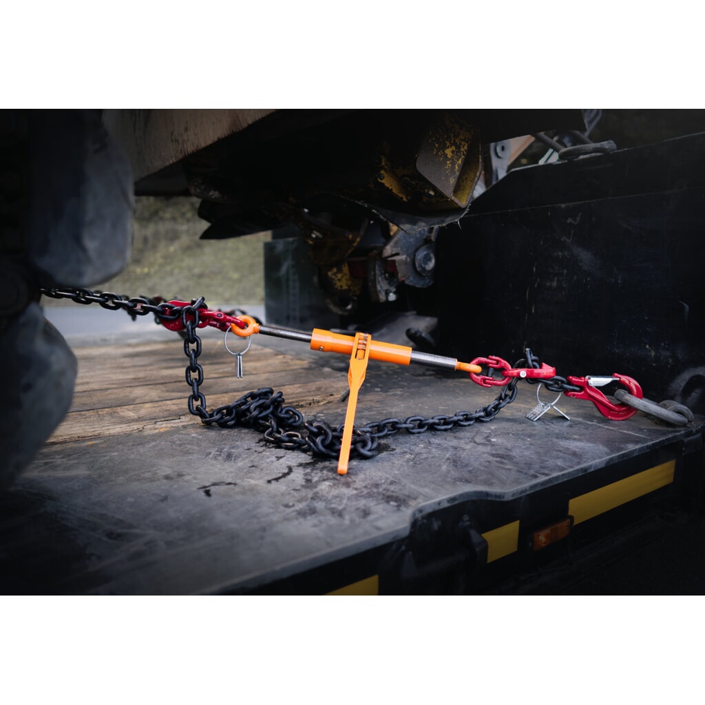 N° de l'image du produit 4 : Chaîne d'arrimage de tension Dolezych, 1 pièce, PowerLash avec pince de charge à cliquet DORA, 4 000 daN, longueur 2 m