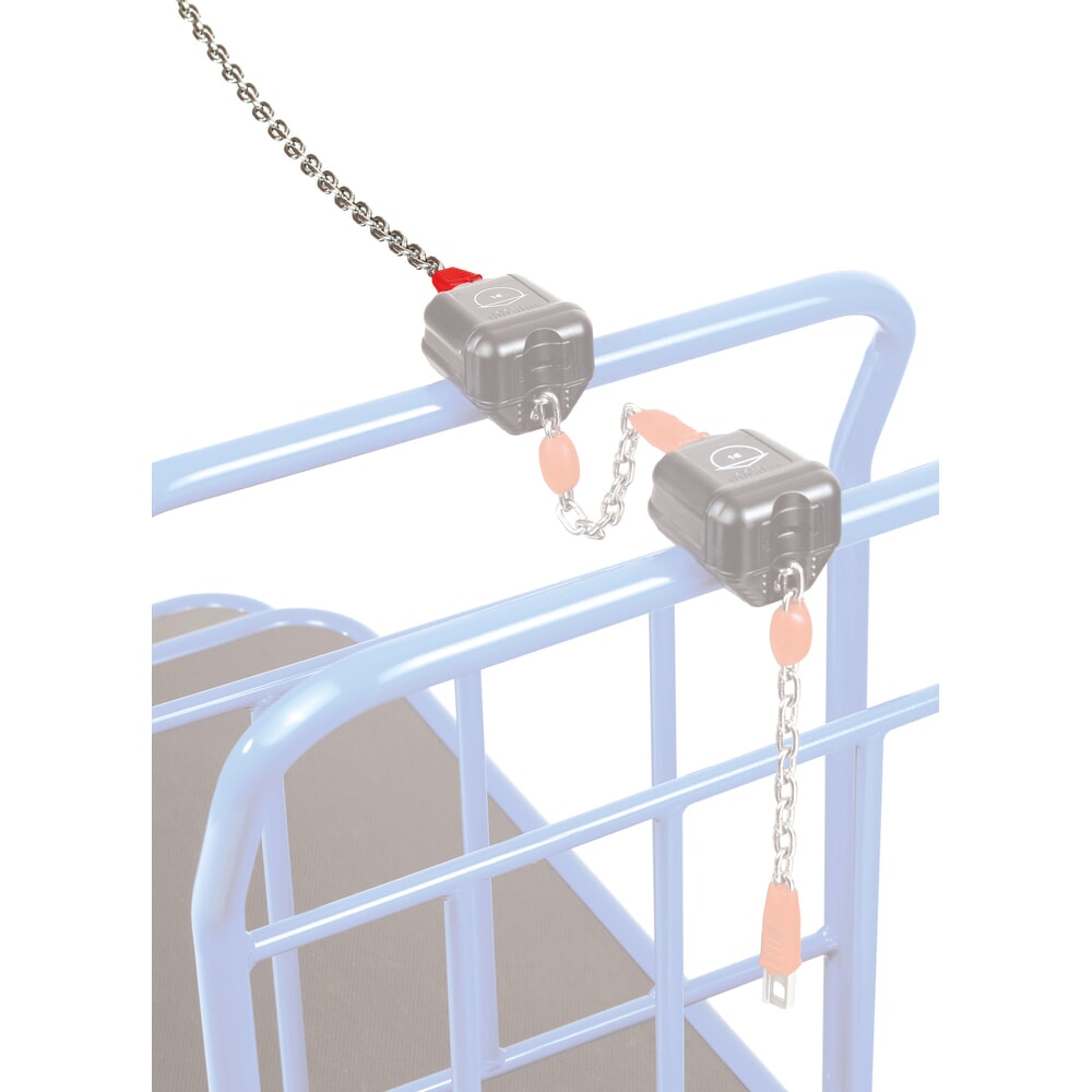 Illustration du produit: Chaîne de fixation murale chariot pour chariot Cash-'n'-Carry fetra®