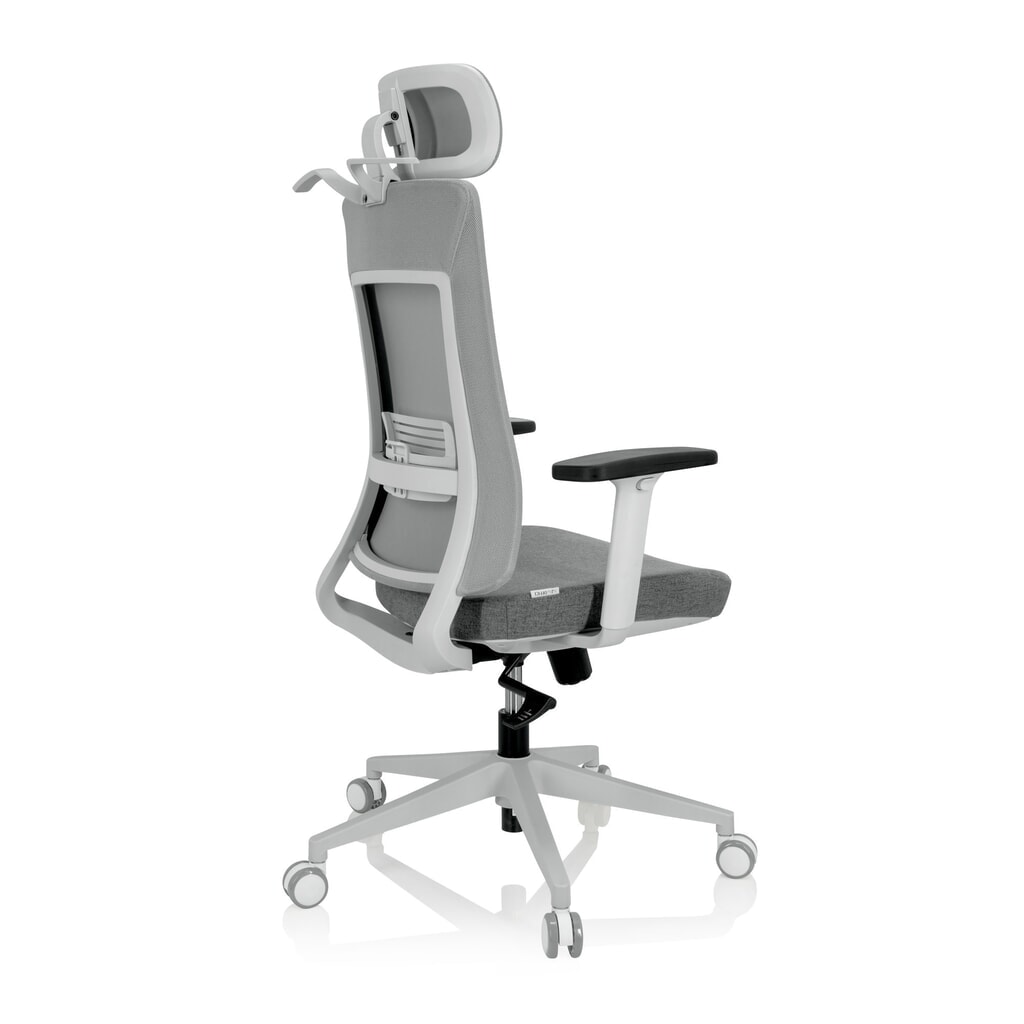 Siège de bureau / siège pivotant hjh OFFICE COMFIO WMH maille / tissu, gris N° de l'image du produit 9 : Siège de bureau / siège pivotant hjh OFFICE COMFIO WMH maille / tissu, gris