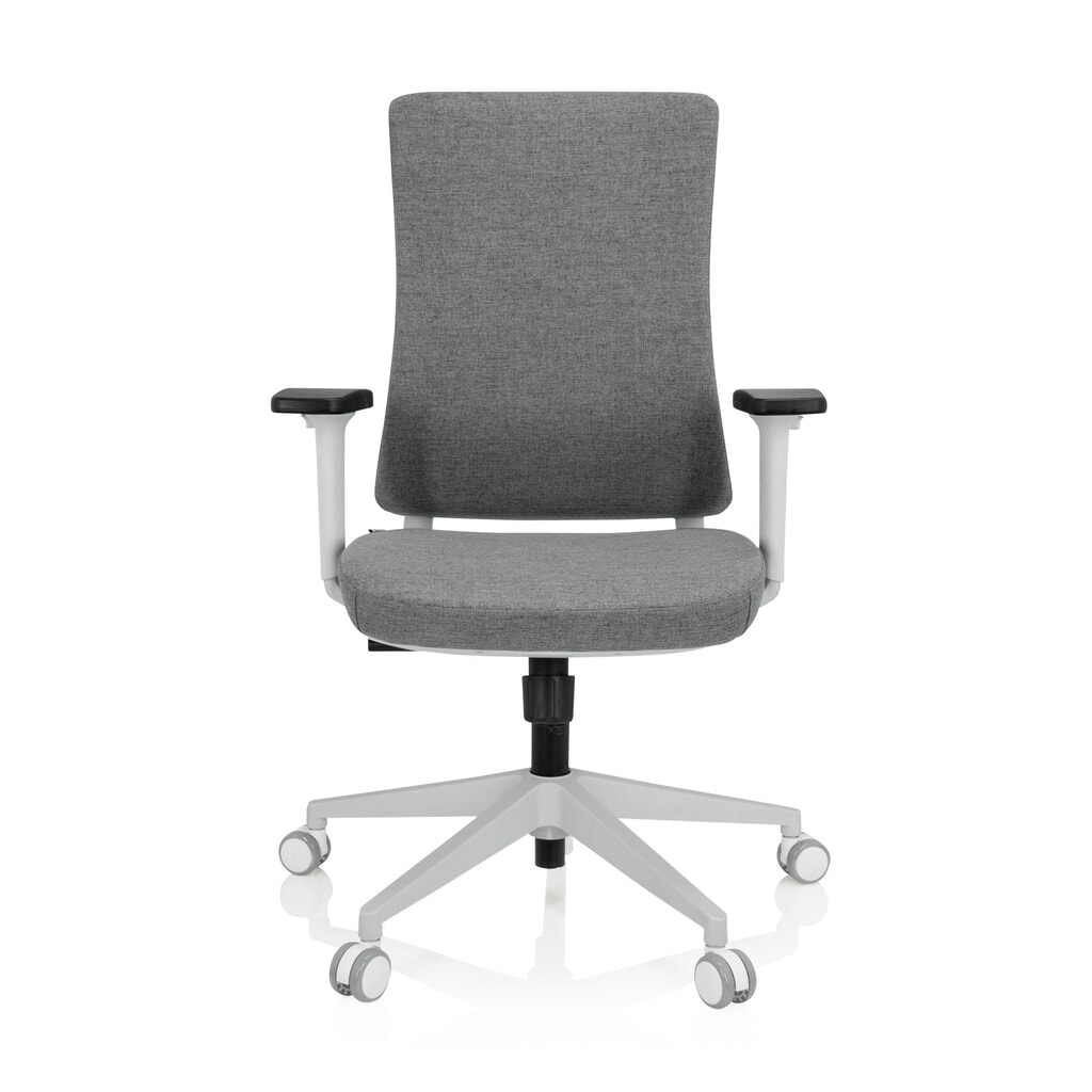 Chaise de bureau / chaise pivotante hjh OFFICE COMFIO WP tissu, gris N° de l'image du produit 1 : Chaise de bureau / chaise pivotante hjh OFFICE COMFIO WP tissu, gris