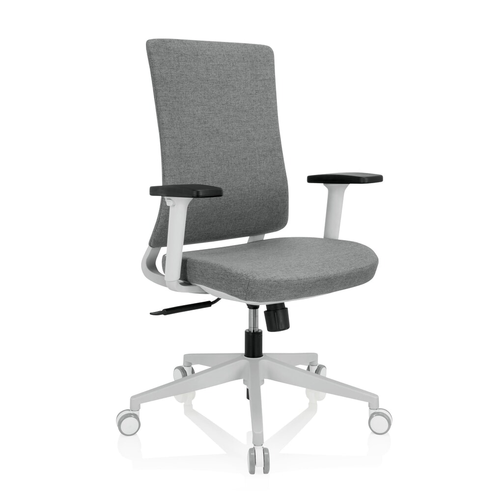 Chaise de bureau / chaise pivotante hjh OFFICE COMFIO WP tissu, gris N° de l'image du produit 6 : Chaise de bureau / chaise pivotante hjh OFFICE COMFIO WP tissu, gris