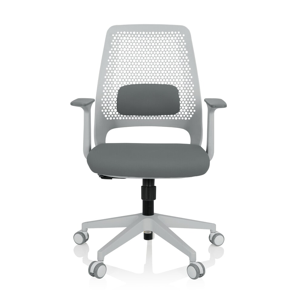 Illustration du produit: Chaise de bureau / chaise pivotante hjh OFFICE PARFERIO W tissu, gris
