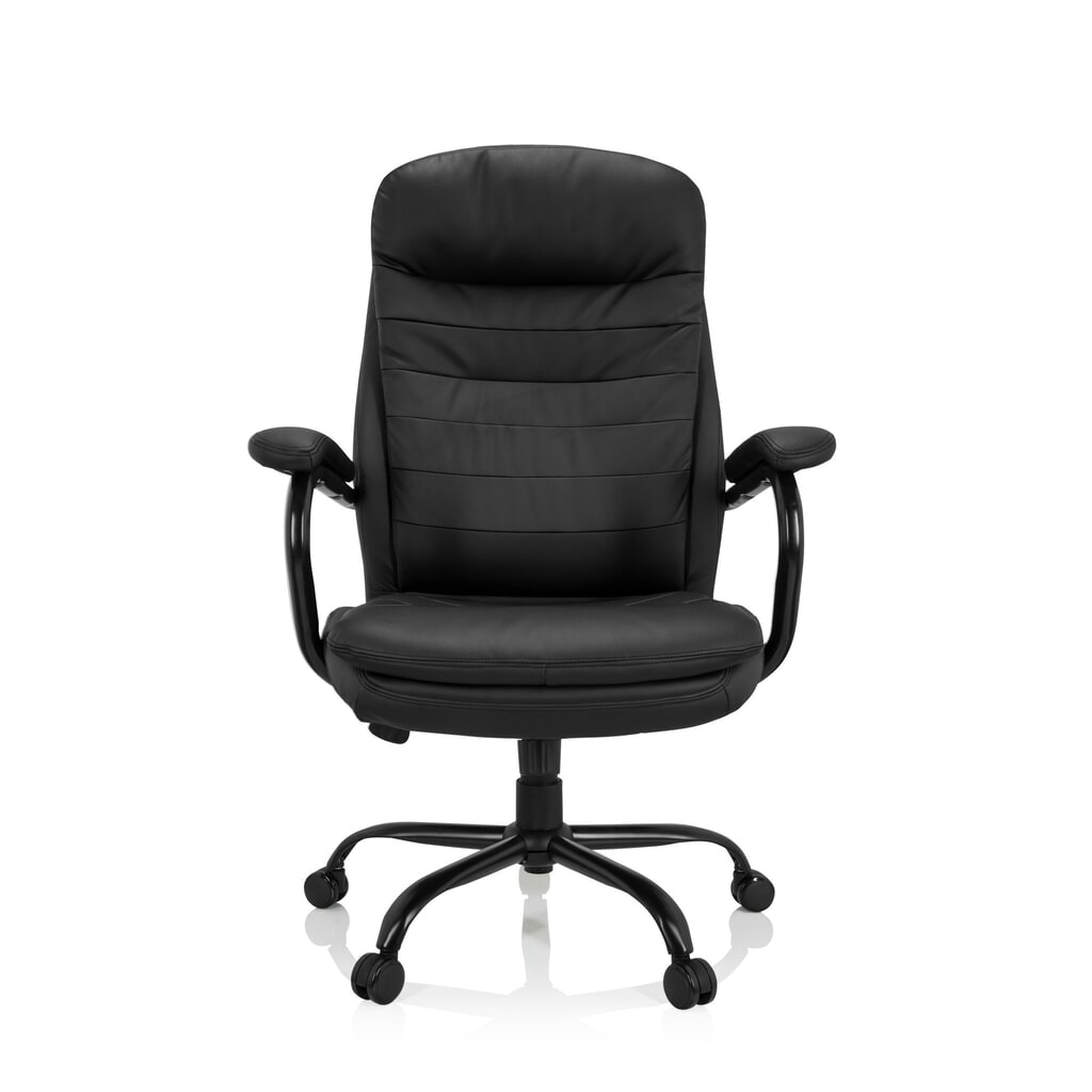 Chaise de bureau / fauteuil de direction hjh OFFICE RELAX XXL B PU, noir Illustration du produit: Chaise de bureau / fauteuil de direction hjh OFFICE RELAX XXL B PU, noir