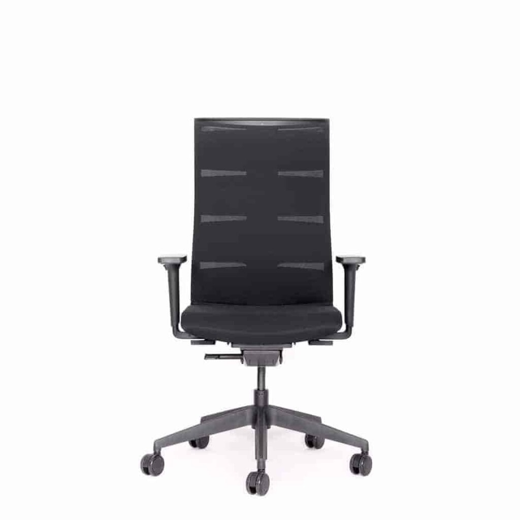 Chaise de bureau lento agilis matrix MT12, 100 % polyester, noir N° de l'image du produit 1 : Chaise de bureau lento agilis matrix MT12, 100 % polyester, noir