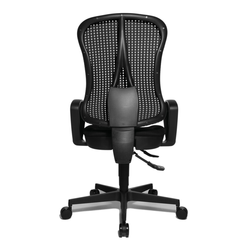 Chaise de bureau pivotante Topstar® Head Point SY, assise galbée, noir/noir N° de l'image du produit 6 : Chaise de bureau pivotante Topstar® Head Point SY, assise galbée, noir/noir