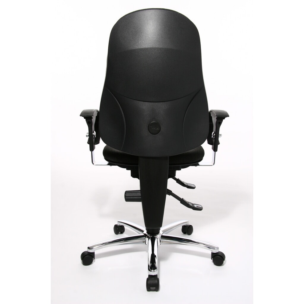 N° de l'image du produit 5 : Chaise de bureau pivotante Topstar® Ortho 10, accoudoirs réglables en hauteur, anthracite