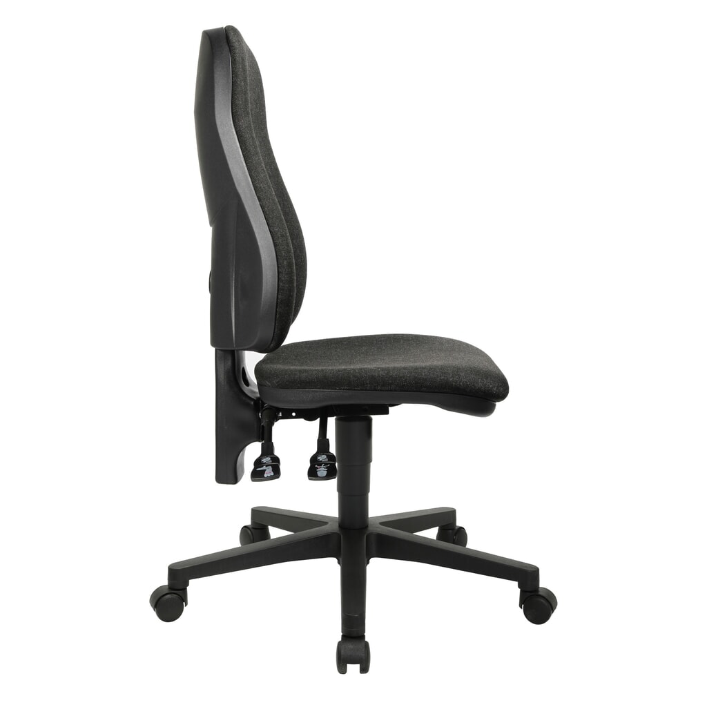 Chaise de bureau pivotante Topstar® Point 60, assise galbée, gris anthracite N° de l'image du produit 4 : Chaise de bureau pivotante Topstar® Point 60, assise galbée, gris anthracite